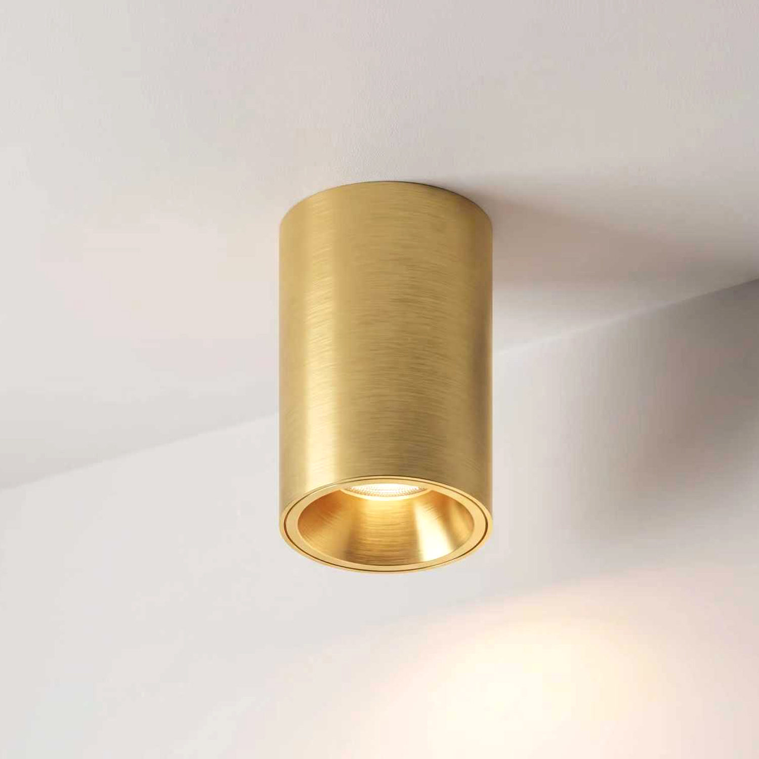 Fuoco Fixed Brushed Brass